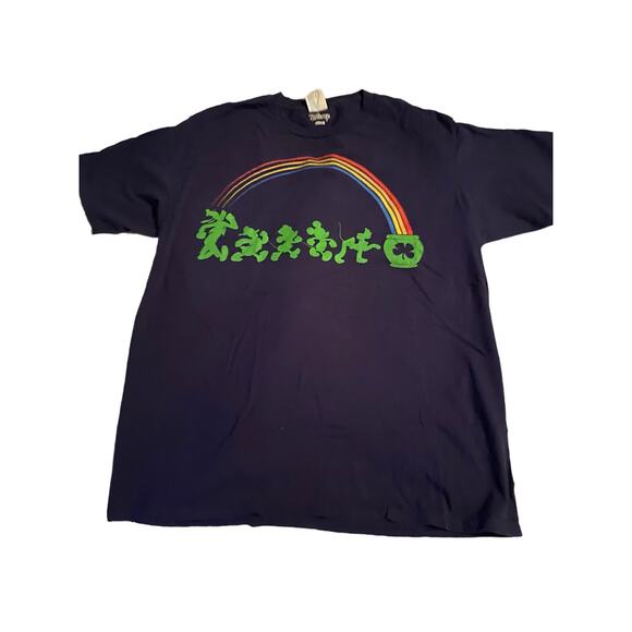 Disney Friends T Shirt Large Rainbow Pot of Gold Blue - Picture 1 of 12